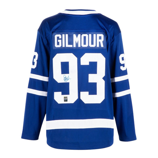 Doug Gilmour Signed Toronto Maple Leafs Fanatics Breakaway Home Blue Jersey
