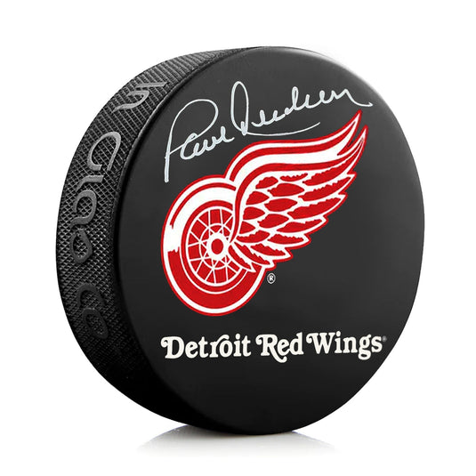 Paul Henderson Signed Detroit Red Wings Puck