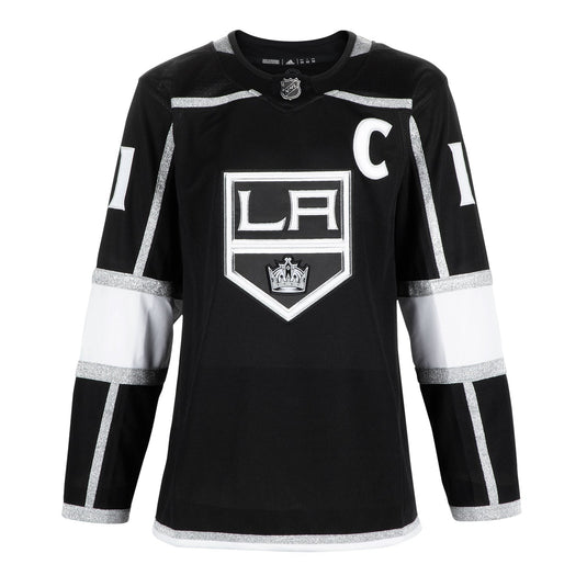 Anze Kopitar Signed Los Angeles Kings Adidas Pro Home Black Jersey
