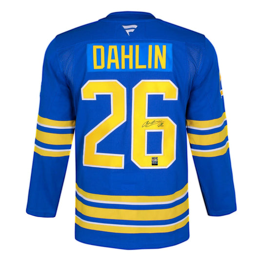 Rasmus Dahlin Signed Buffalo Sabres Fanatics Premium Home Blue Jersey