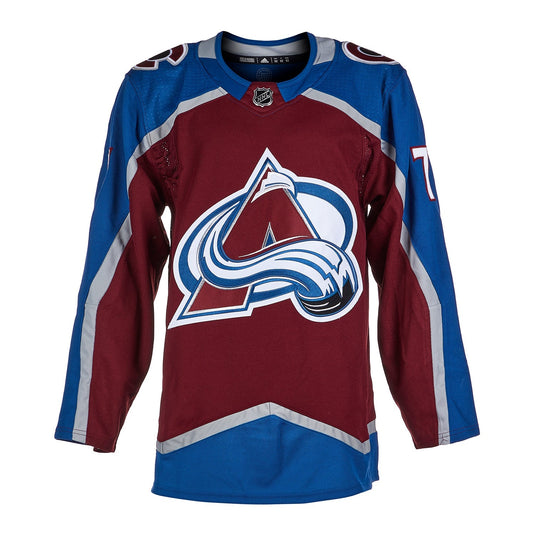 Devon Toews Signed Colorado Avalanche Adidas Pro Home Maroon Jersey