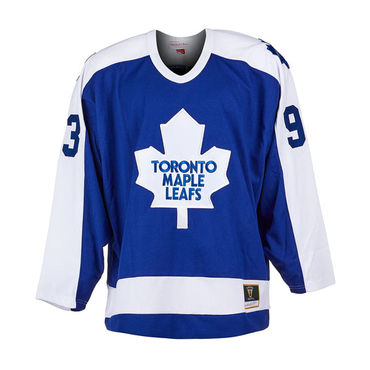 Doug Gilmour Signed Toronto Maple Leafs Mitchell & Ness Blue Jersey