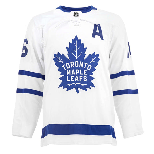 Mitch Marner Autographed Signed Toronto Maple Leafs Adidas Pro Away White Jersey
