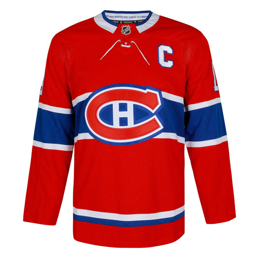 Nick Suzuki Signed Montreal Canadiens Fanatics Premium Home Red Jersey