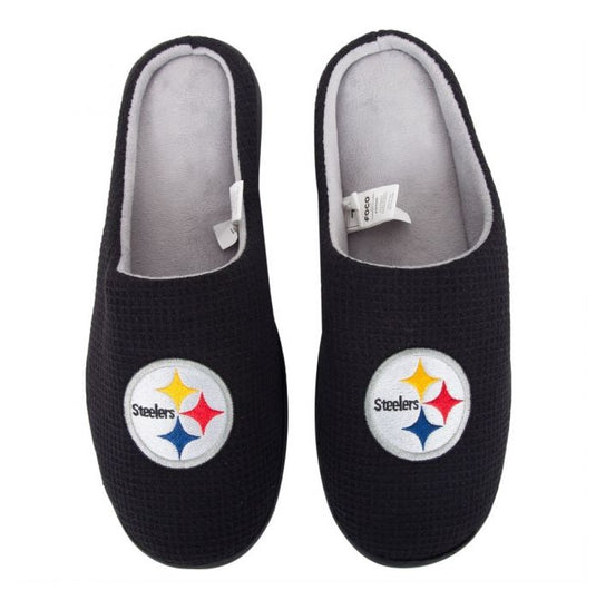 Pittsburgh Steelers NFL Big Logo Waffle Slippers