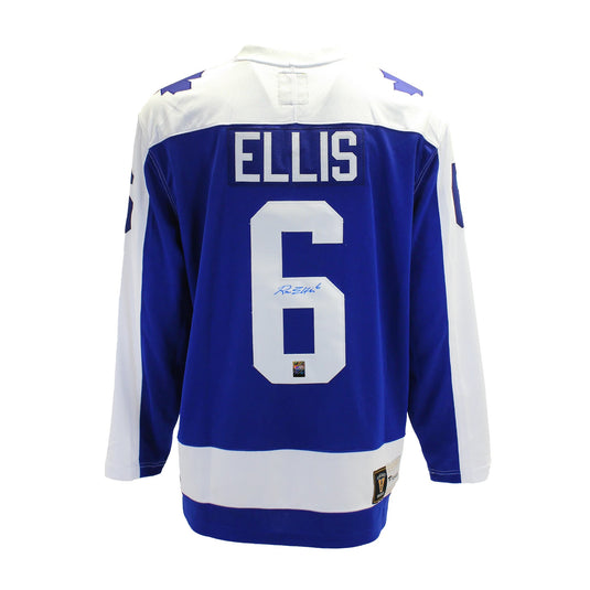 Ron Ellis Signed Toronto Maple Leafs Fanatics Vintage Blue Jersey