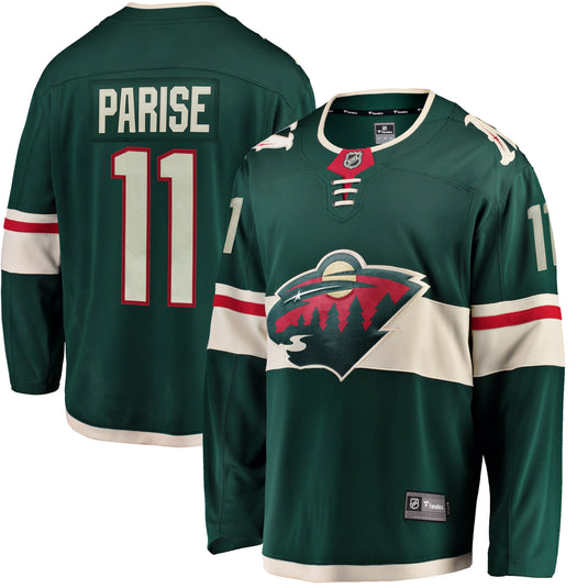 Zach Parise Minnesota Wild NHL Fanatics Breakaway Maillot Domicile