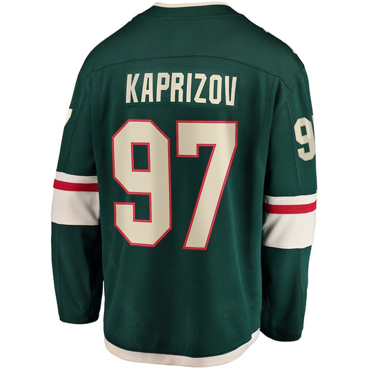 Kirill Kaprizov Minnesota Wild NHL Fanatics Breakaway Home Jersey