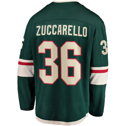 Mats Zuccarello Minnesota Wild NHL Fanatics Breakaway Home Jersey