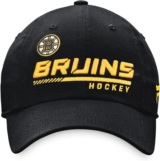 Boston Bruins NHL Authentic Pro Rinkside Structured Adjustable Cap