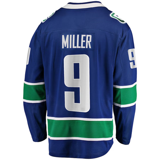 J.T. Miller Vancouver Canucks NHL Fanatics Breakaway Home Jersey