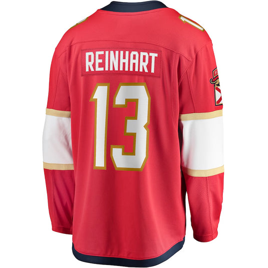 Sam Reinhart Florida Panthers NHL Fanatics Breakaway Home Jersey