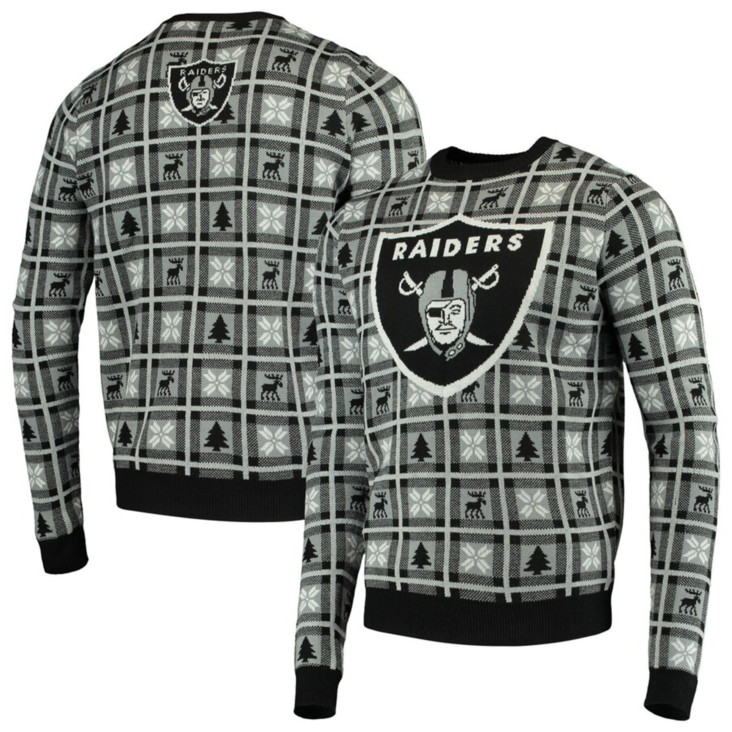Raiders light up on sale sweater