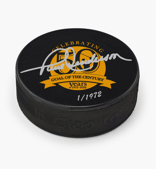 50th Anniversary Paul Henderson Signed Limited Edition Goal of the Century Puck