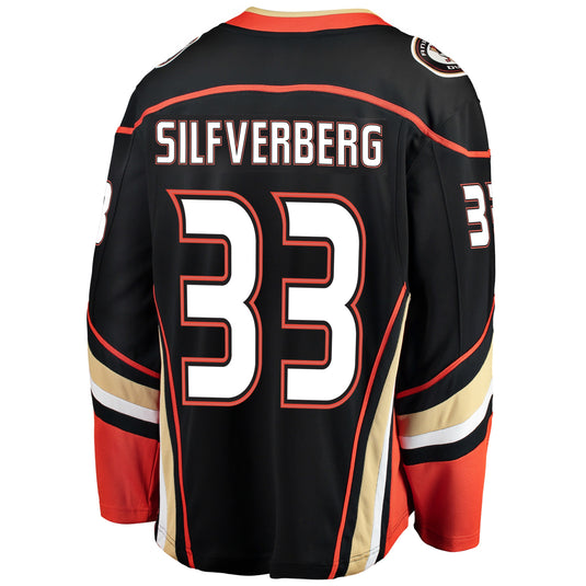 Jakob Silfverberg Anaheim Ducks NHL Fanatics Breakaway Maillot Domicile
