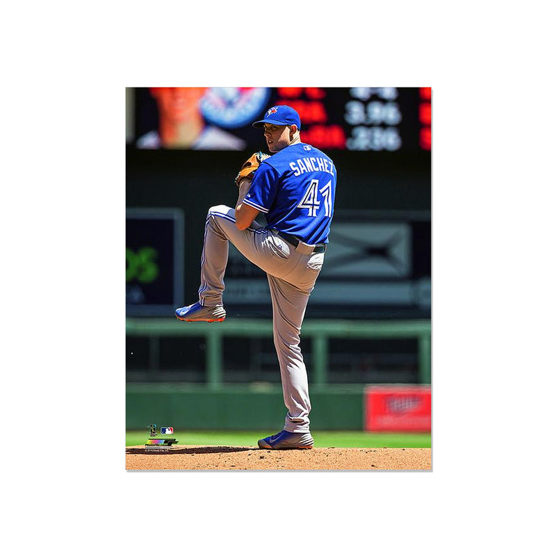 Load image into Gallery viewer, Aaron Sanchez Toronto Blue Jays Engraved Framed Photo - Action V
