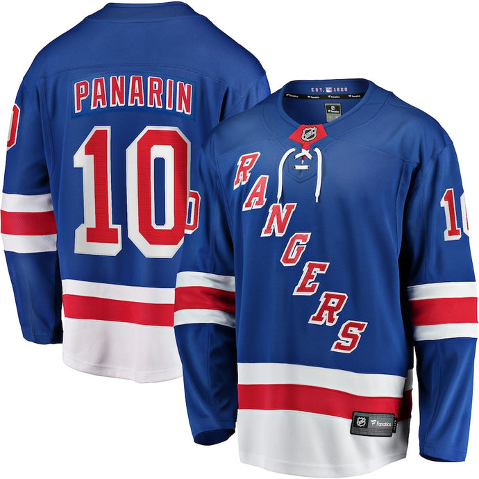Artemi Panarin New York Rangers NHL Fanatics Breakaway Home Jersey