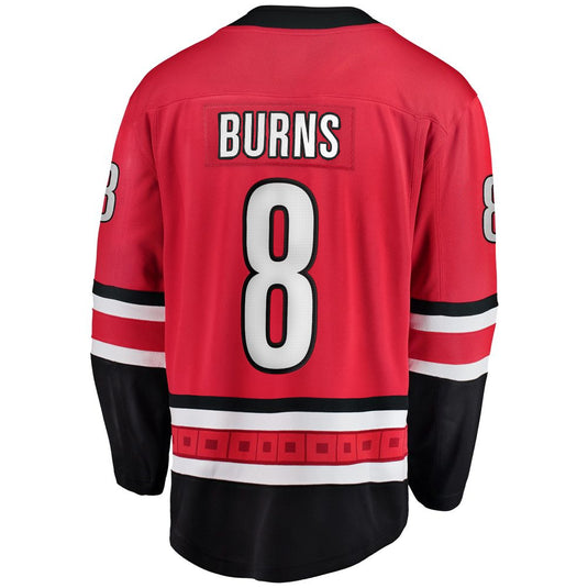 Maillot Domicile Breakaway des Fanatics de la LNH des Hurricanes de la Caroline de Brent Burns
