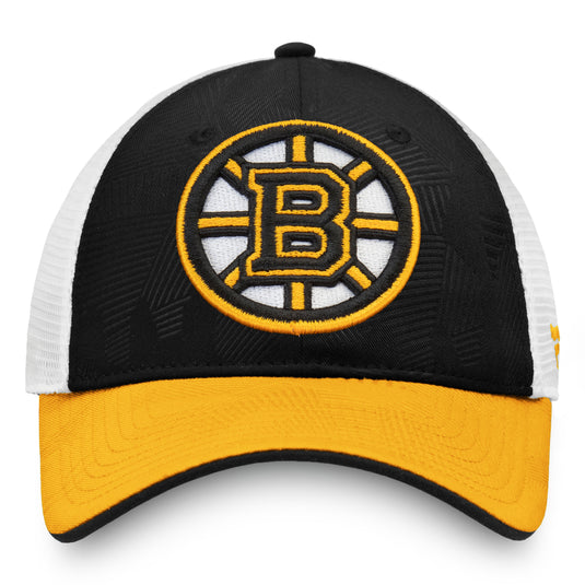 Boston Bruins NHL Revise Iconic Trucker Adjustable Cap