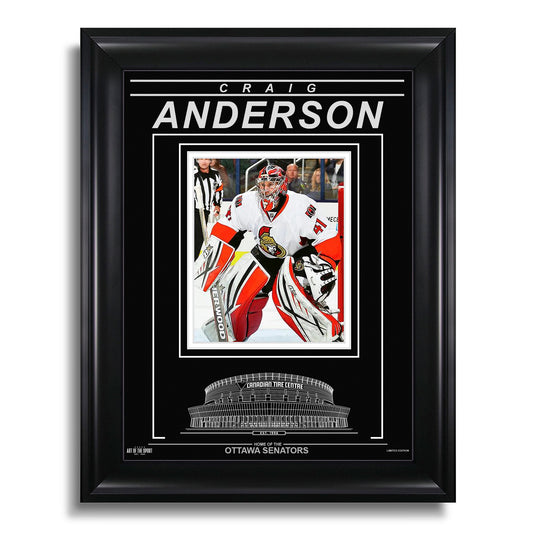 Craig Anderson Ottawa Senators Engraved Framed Photo - Focus