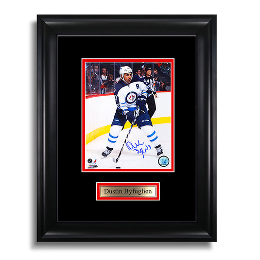 Dustin Byfuglien Signed Winnipeg Jets Framed Photo