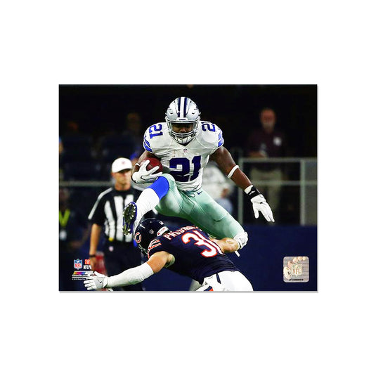 Ezekiel Elliott Dallas Cowboys Engraved Framed Photo - Action