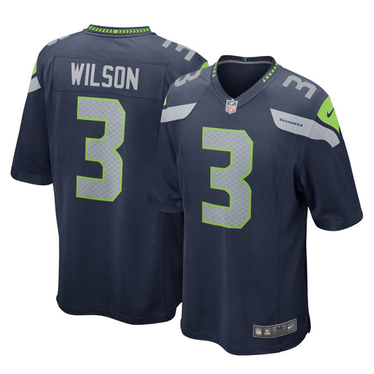 Youth Russell Wilson Seattle Seahawks NFL Nike Game Team Jersey