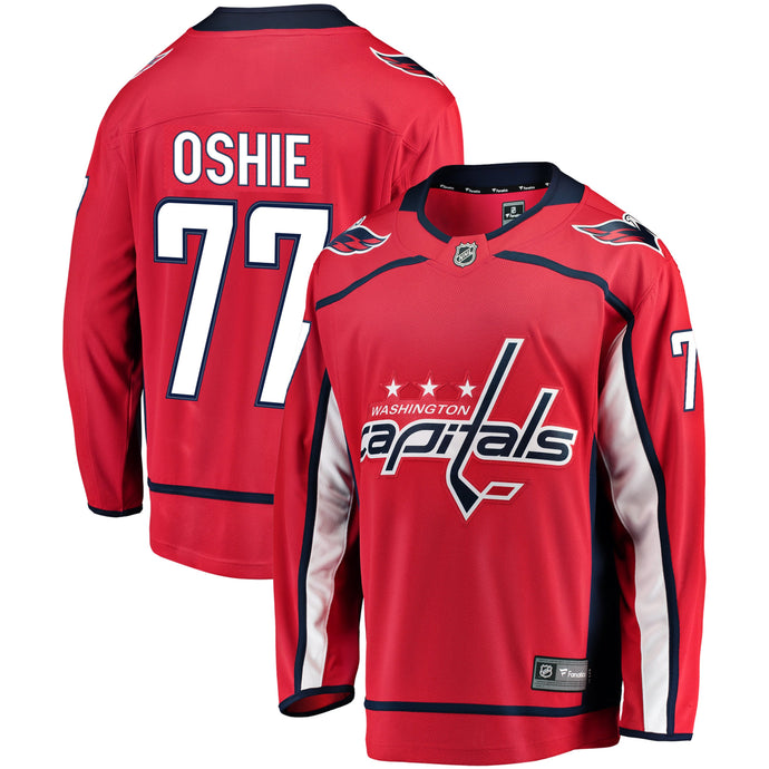 T.J. Oshie Washington Capitals NHL Fanatics Breakaway Home Jersey