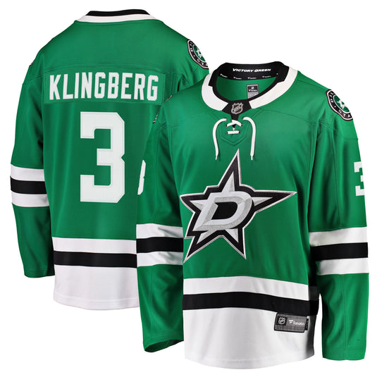 John Klingberg Dallas Stars NHL Fanatics Breakaway Maillot Domicile