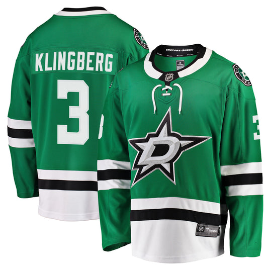 John Klingberg Dallas Stars NHL Fanatics Breakaway Home Jersey