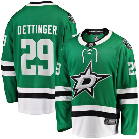 Jake Oettinger Dallas Stars NHL Fanatics Breakaway Maillot Domicile