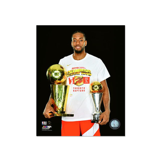 Kawhi Leonard Toronto Raptors Photo encadrée gravée – Pleins feux sur le MVP des séries éliminatoires 2019