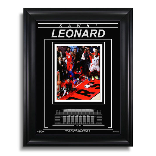 Kawhi Leonard Toronto Raptors Photo encadrée gravée – Gagnant du match 7