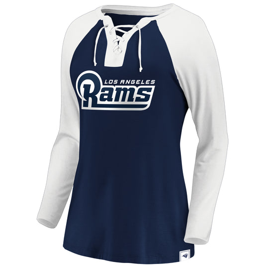 Manches longues à lacets pour dames Los Angeles Rams NFL Fanatics Break Out Play