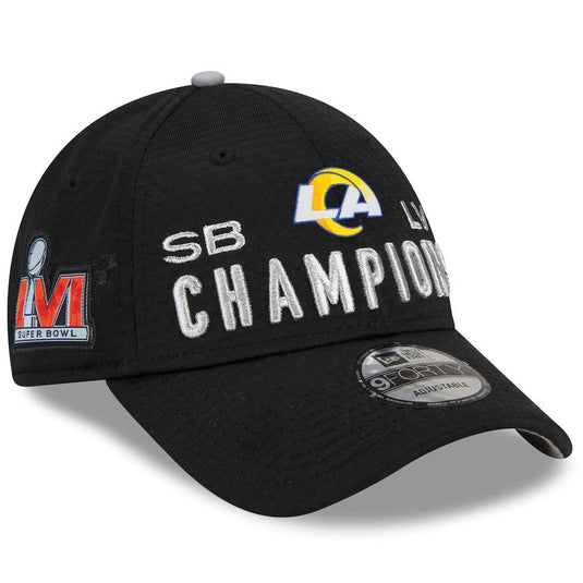 Casquette 9FORTY NFL Super Bowl LVI Champions Locker Room des Rams de Los Angeles