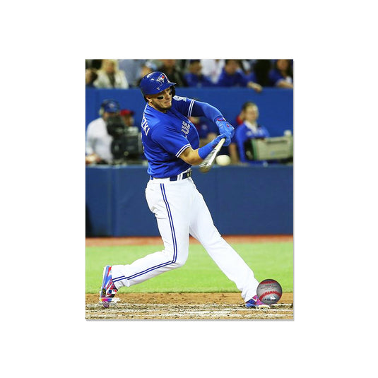 Troy Tulowitzki Toronto Blue Jays Engraved Framed Photo - Action Hit