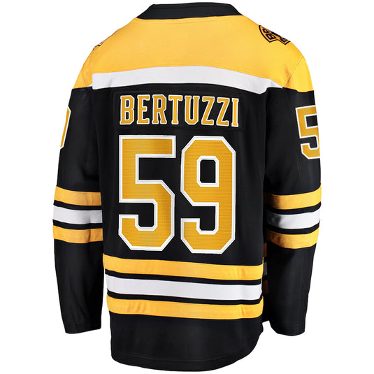 Tyler Bertuzzi Boston Bruins NHL Fanatics Breakaway Home Jersey