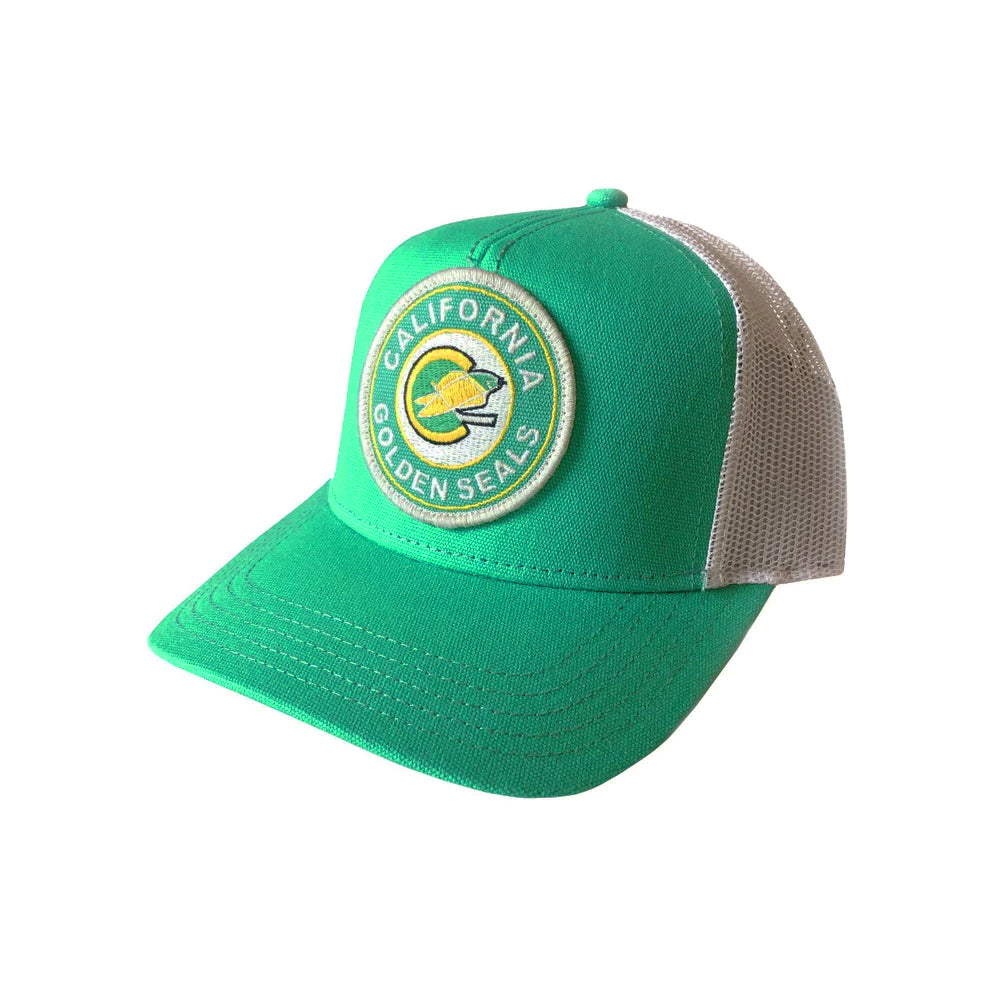 California Golden Seals NHL Valin Snapback Cap Sport Army