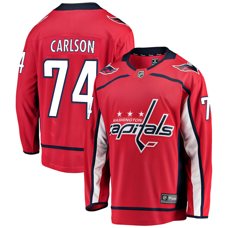 Load image into Gallery viewer, John Carlson Washington Capitals NHL Fanatics Breakaway Home Jersey
