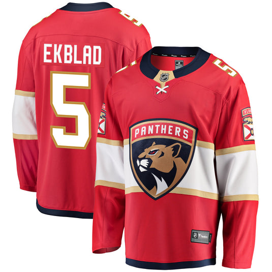 Aaron Ekblad Florida Panthers NHL Fanatics Breakaway Home Jersey