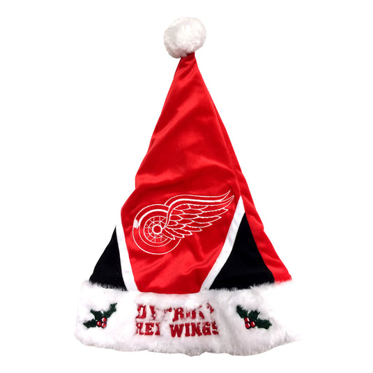 Detroit Red Wings Plush Santa Hat