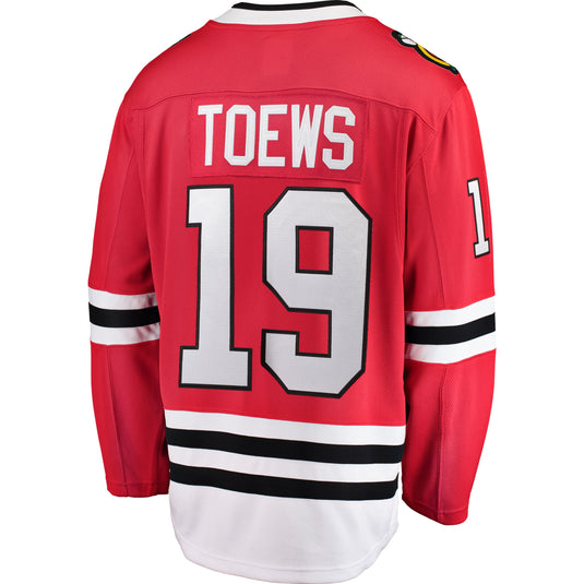 Jonathan Toews Maillot à domicile des Fanatics de la LNH des Blackhawks de Chicago