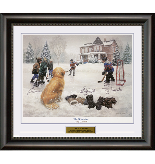 The Spectator – Paul Henderson, Phil Esposito & Tony Esposito Signed Print