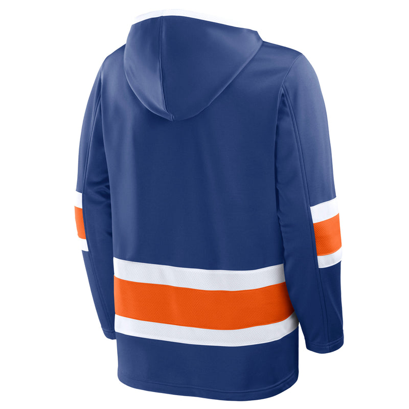 Load image into Gallery viewer, Edmonton Oilers NHL Puck Deep Lace-Up Hoodie 2.0

