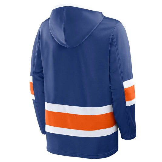 Edmonton Oilers NHL Puck Deep Lace-Up Hoodie 2.0