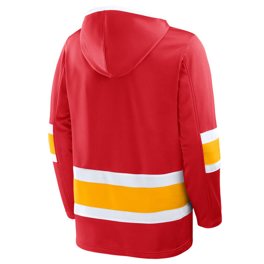 Calgary Flames NHL Puck Deep Lace-Up Hoodie 2.0