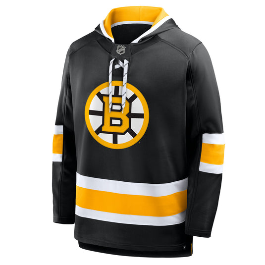 Boston Bruins NHL Puck Deep Lace-Up Hoodie 2.0