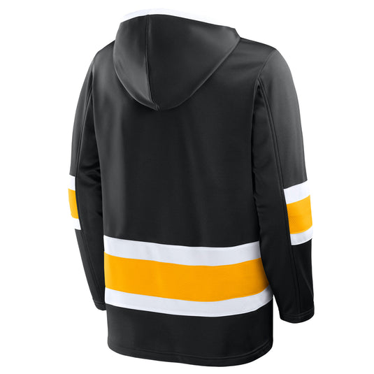 Boston Bruins NHL Puck Deep Lace-Up Hoodie 2.0