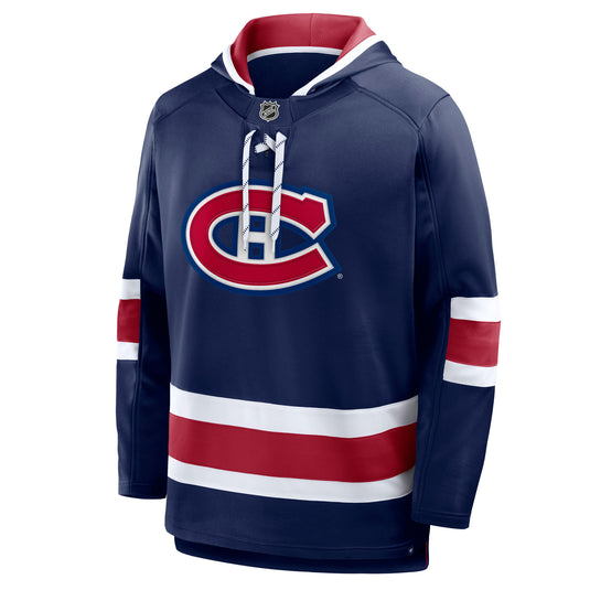 Montreal Canadiens NHL Puck Deep Lace-Up Hoodie 2.0