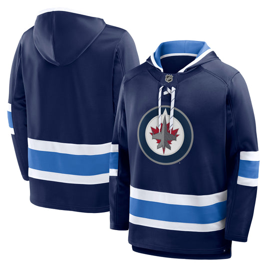 Winnipeg Jets NHL Puck Deep Lace-Up Hoodie 2.0